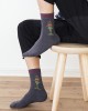 Mens Cotton Middle Tube Socks Breathable Heavy Duty Reinforced Crew Socks