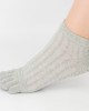 Men Women Breathable Wicking Short Ankle Sock Outdoor Sports Deodorant Five  Finger Socks