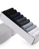 10 Pairs Balck Men Cotton High Sesilience Breathable Low Cut No Show Non Slip Athletic Sock